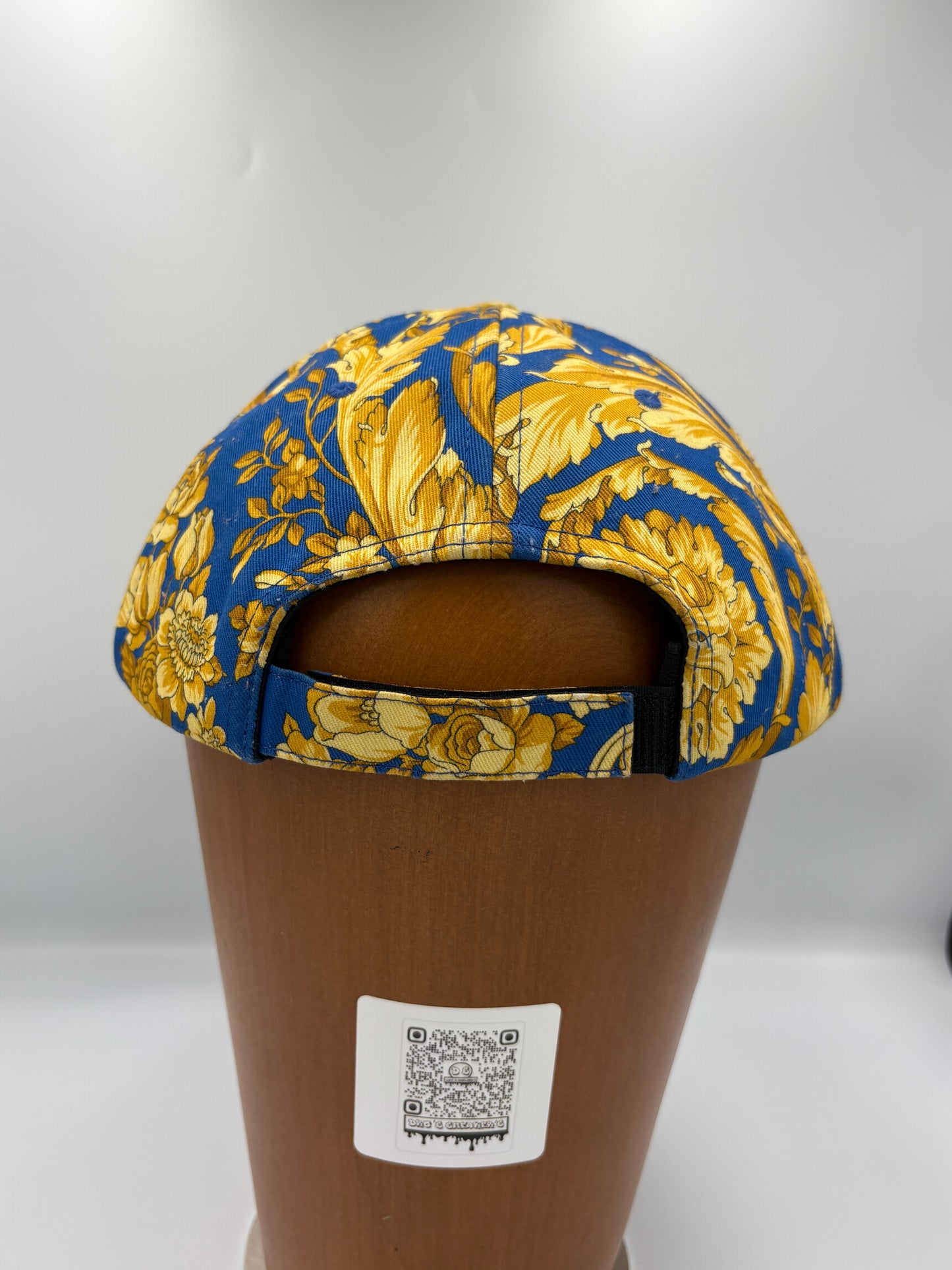Versace blue gold cap