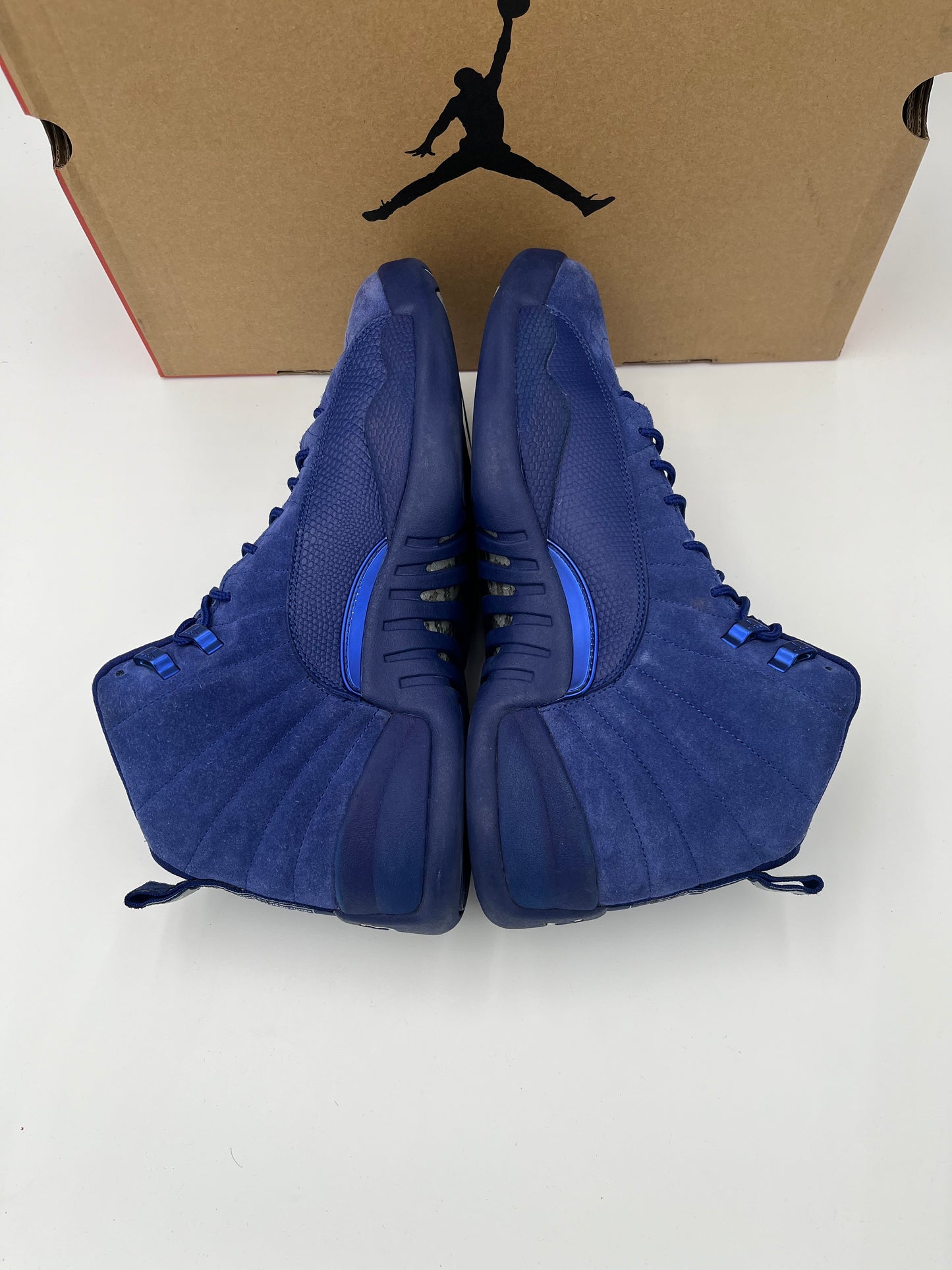 Jordan 12 blue suede