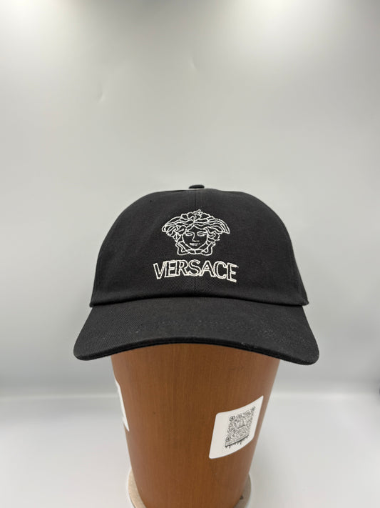 Versace black white cap