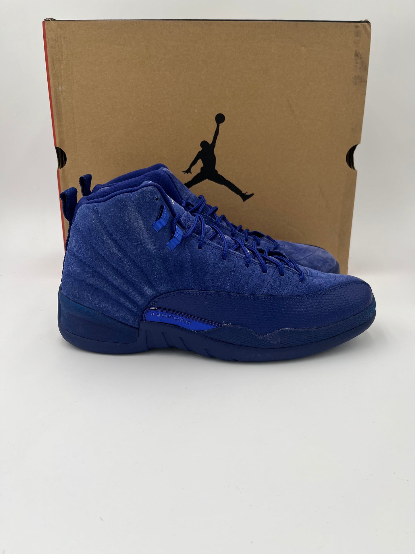 Jordan 12 blue suede