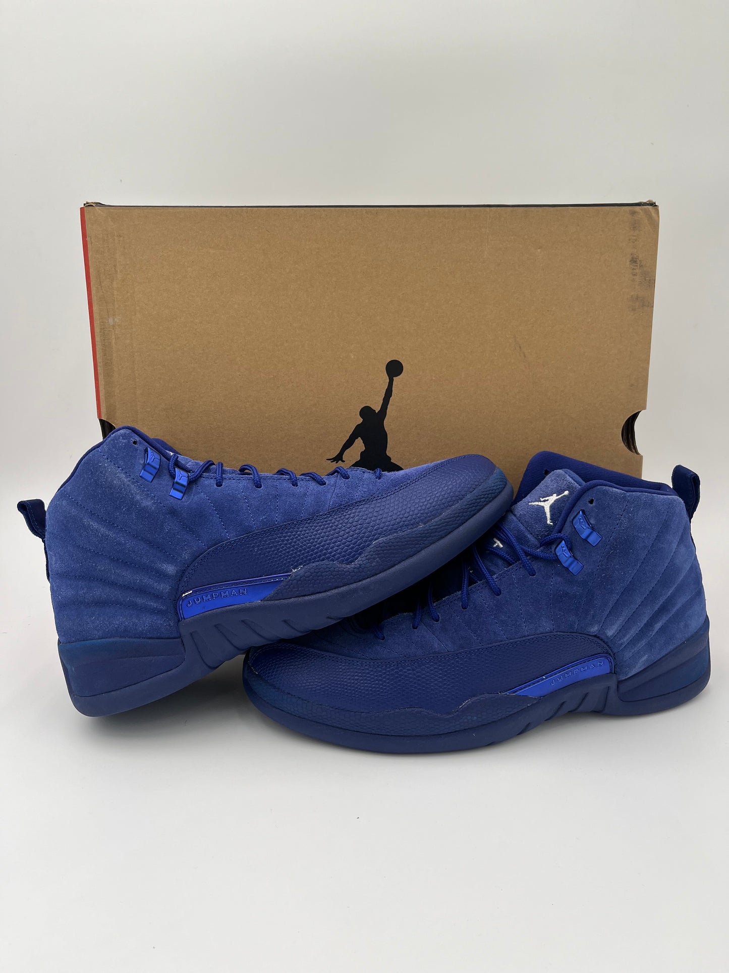 Jordan 12 blue suede