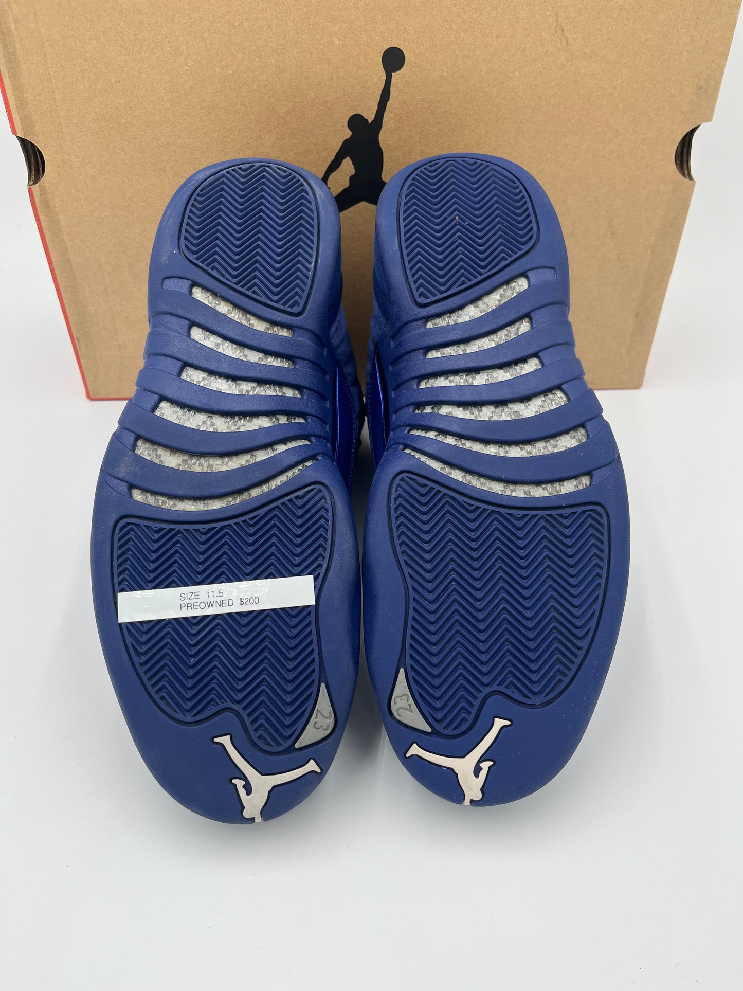 Jordan 12 blue suede