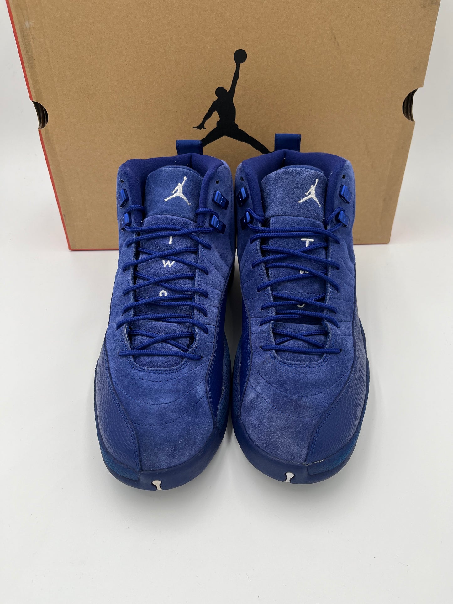 Jordan 12 blue suede