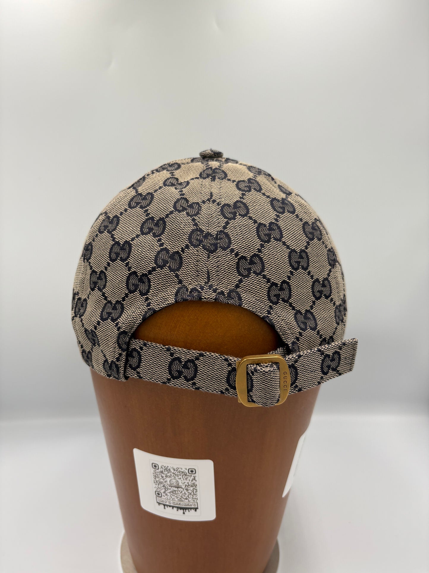 Gucci navy monogram cap