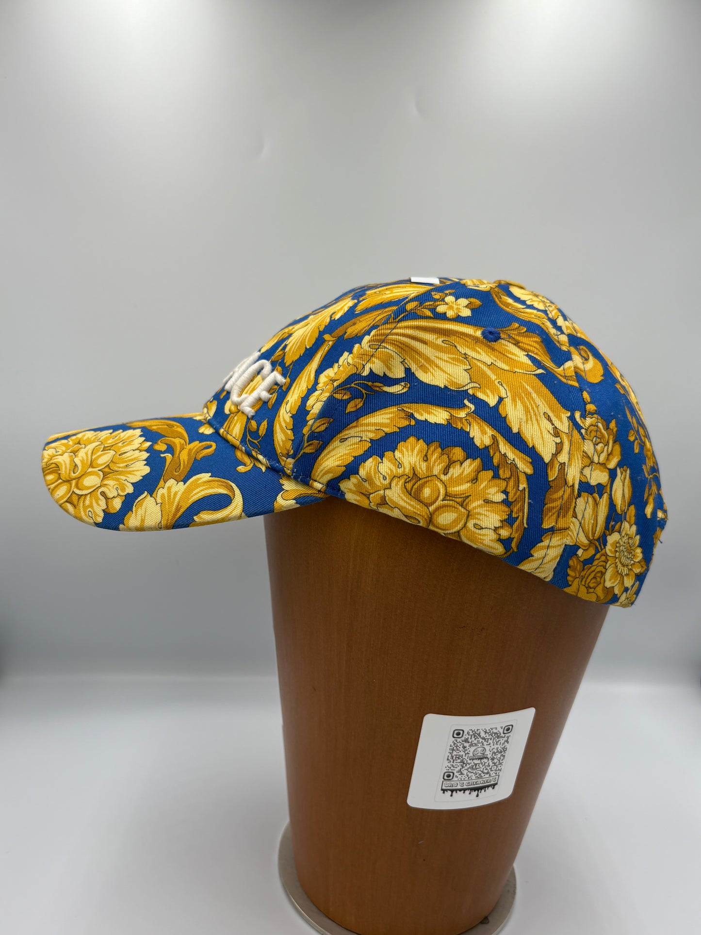 Versace blue gold cap