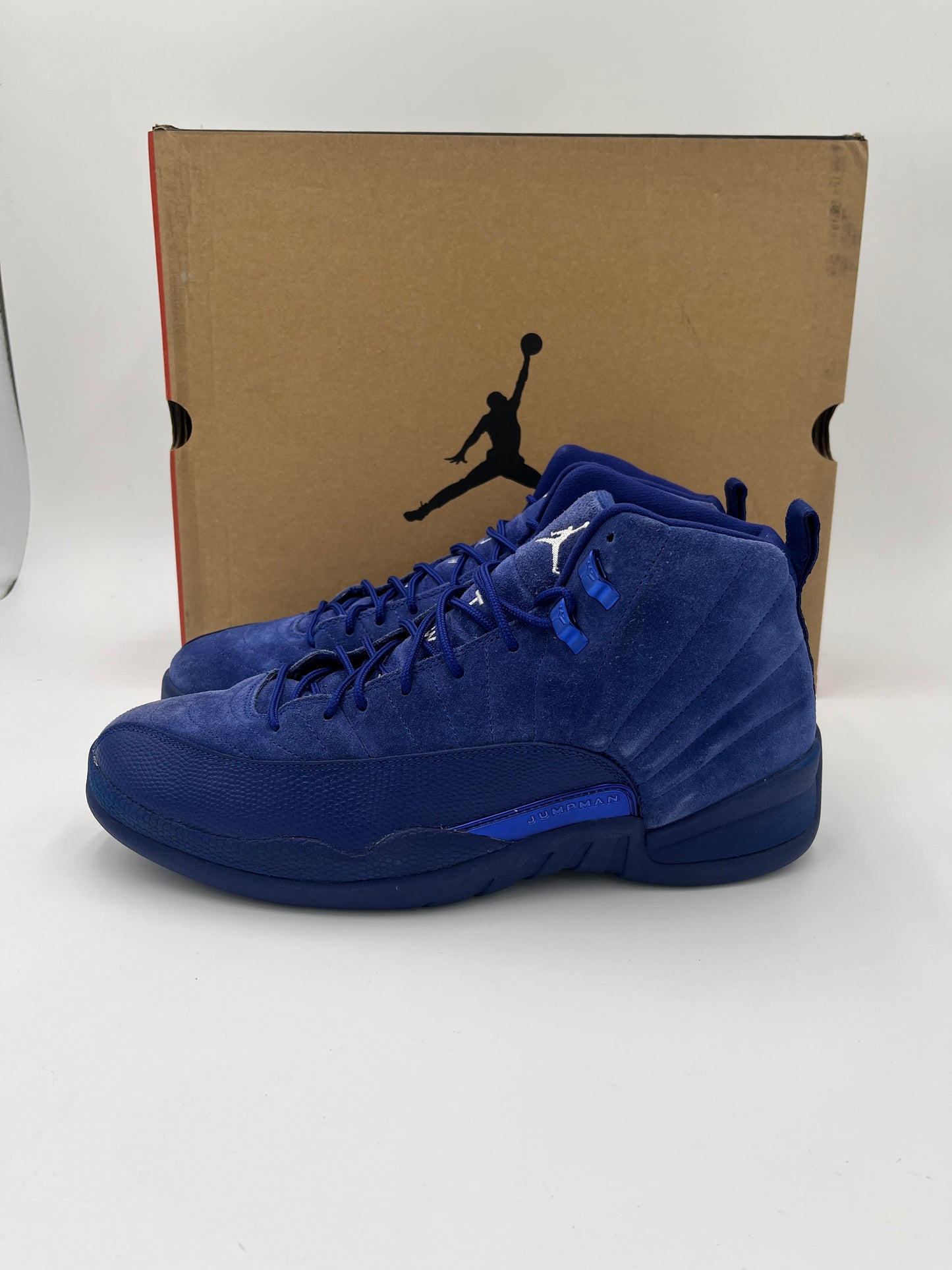 Jordan 12 blue suede