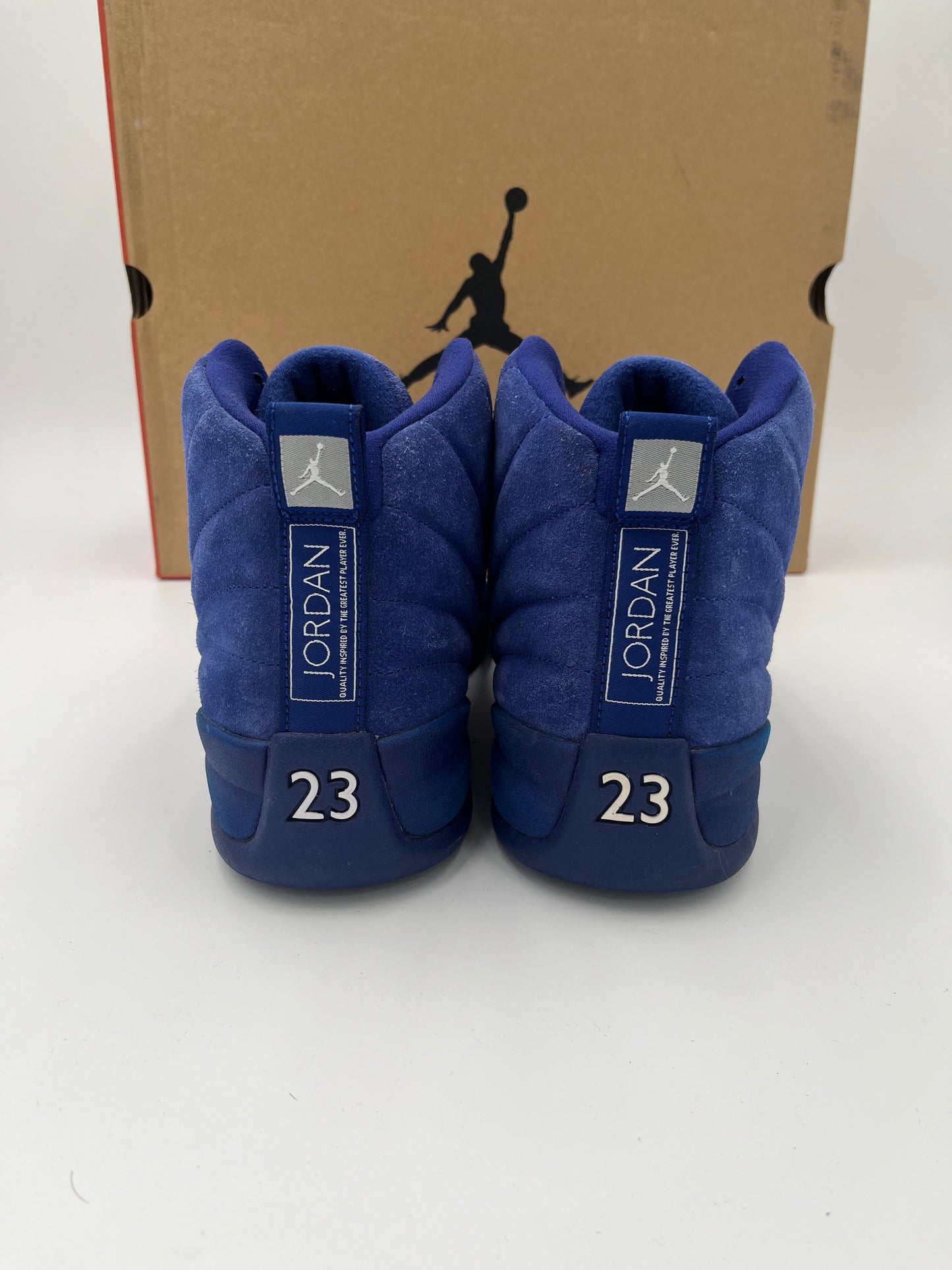 Jordan 12 blue suede